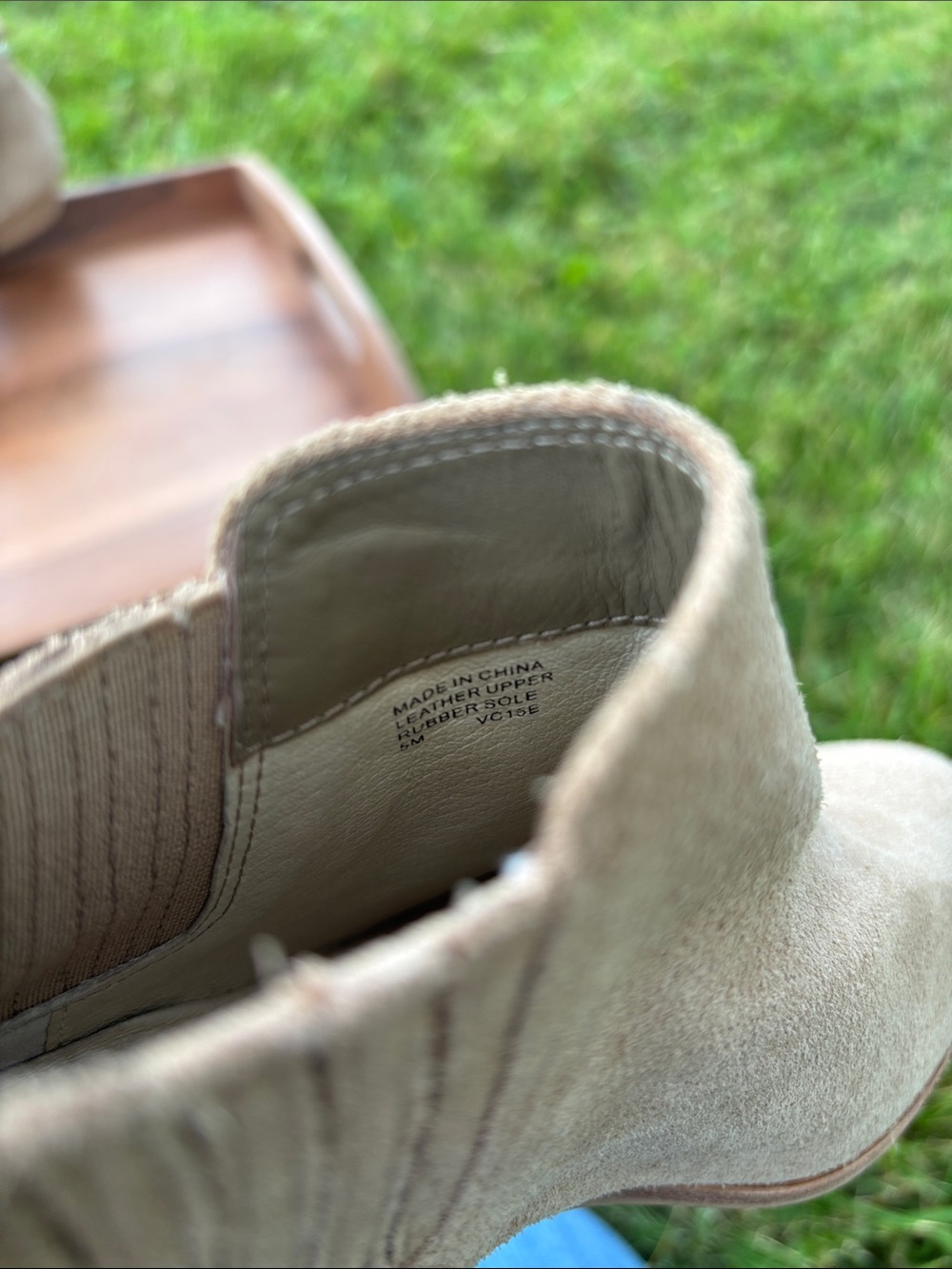 Michael Kors Tan Suede Ankle Booties - Picture 6 of 10